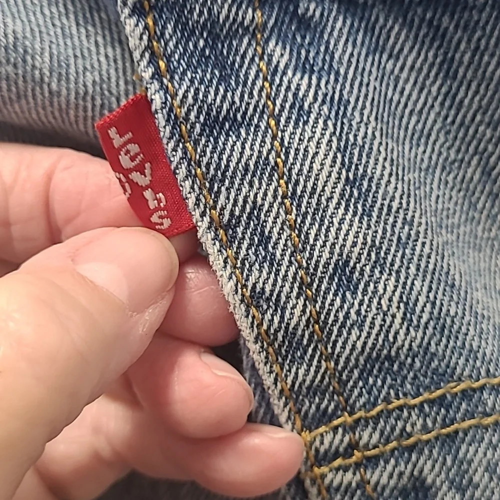 Levi's Men's Faded Blue Bootcut Jeans